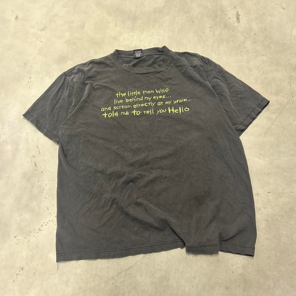 Y2K Black‎ Shock Humor Graphic Shirt